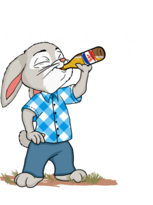 Húsvéti nyuszi sörözik, Porzik az út2